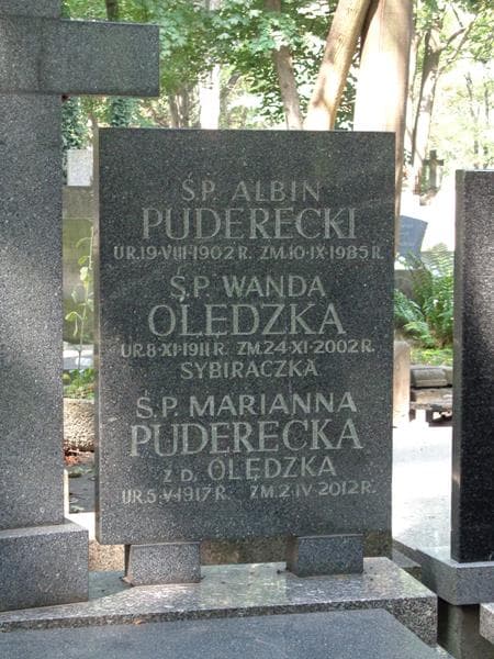 Zdjęcie grobu Wanda Olędzka (2)