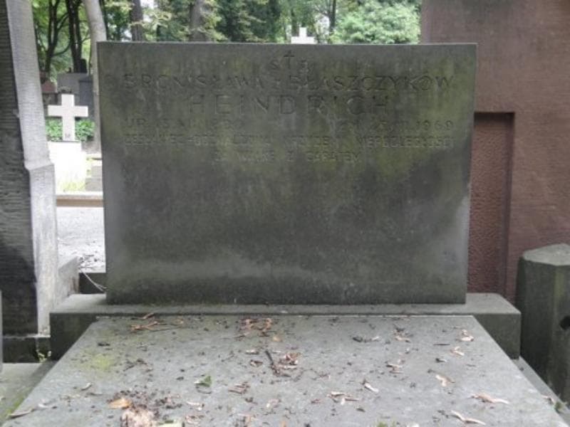Zdjęcie grobu Bronisława Heindrich (2)