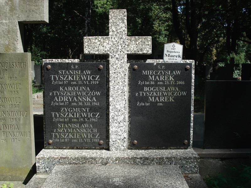 Zdjęcie grobu Stanisława Tyszkiewicz (1)