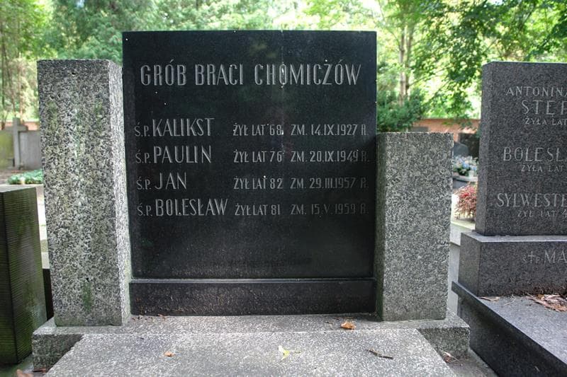 Zdjęcie grobu Kalikst Chomicz (2)
