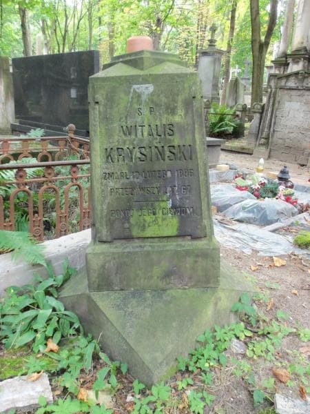 Zdjęcie grobu Witalis Krysiński (2)