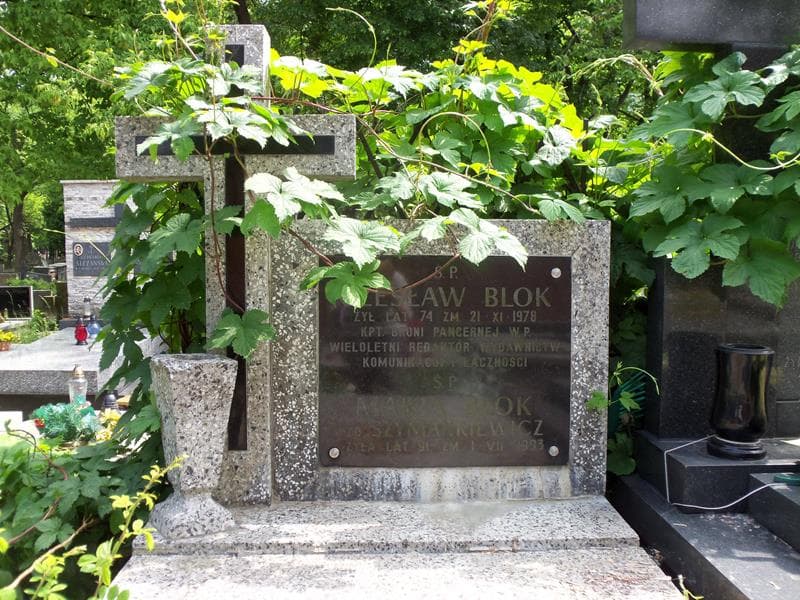 Zdjęcie grobu Maria Blok (2)
