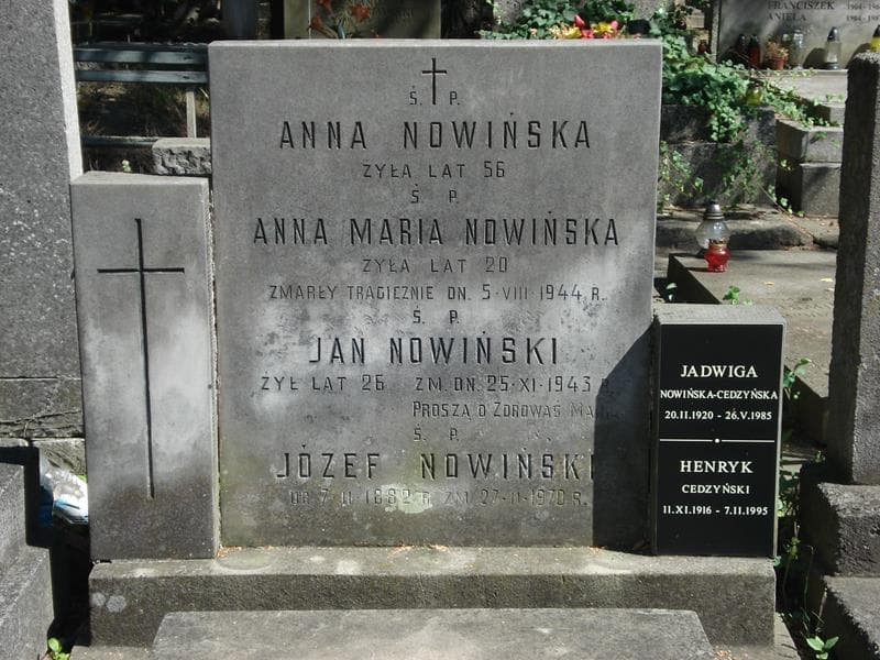 Zdjęcie grobu Jan Nowiński (2)