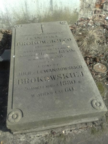 Zdjęcie grobu Franciszek Brokowski (1)