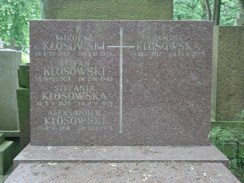 Zdjęcie grobu Stefania Kłosowska (2)