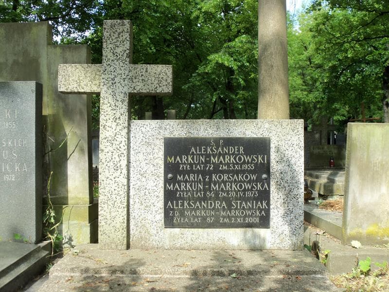 Zdjęcie grobu Aleksander Markun-Markowski (2)
