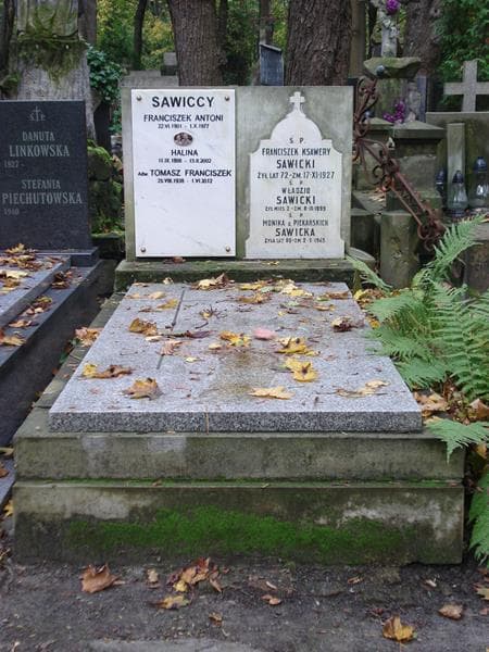 Zdjęcie grobu: Franciszek Ksawery Sawicki
