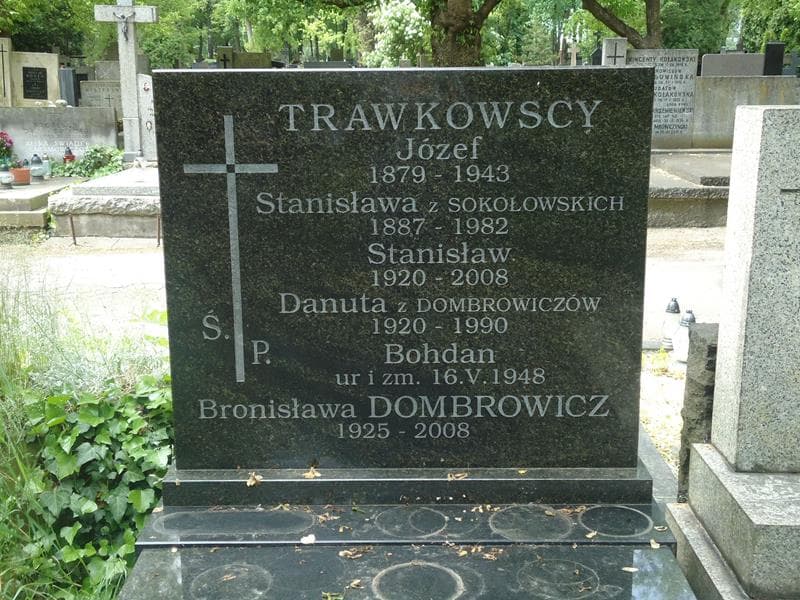 Zdjęcie grobu Bronisława Dombrowicz (2)