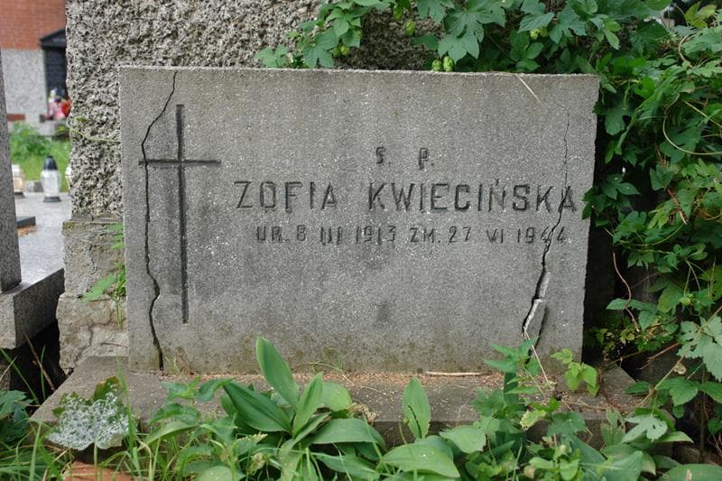 Zdjęcie grobu Zofia Kwiecińska (2)