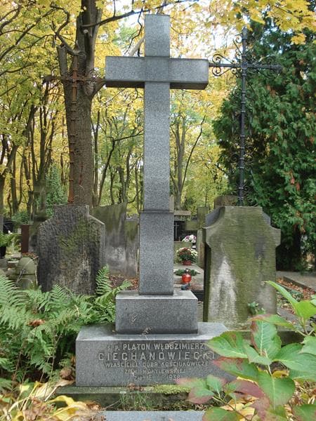 Zdjęcie grobu Platon Włodzimierz Ciechanowiecki (2)