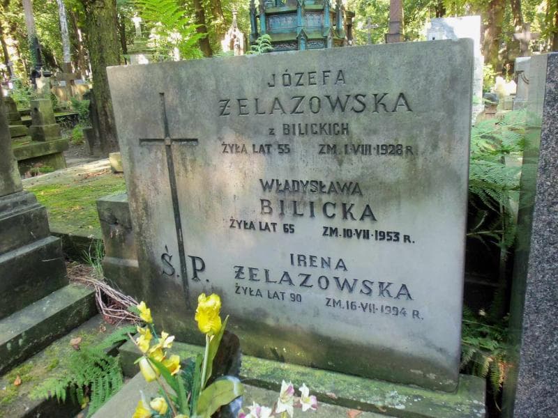 Zdjęcie grobu Władysława Bilicka (2)