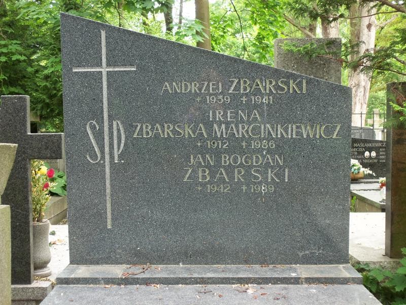 Zdjęcie grobu Irena Zbarska Marcinkiewicz (2)