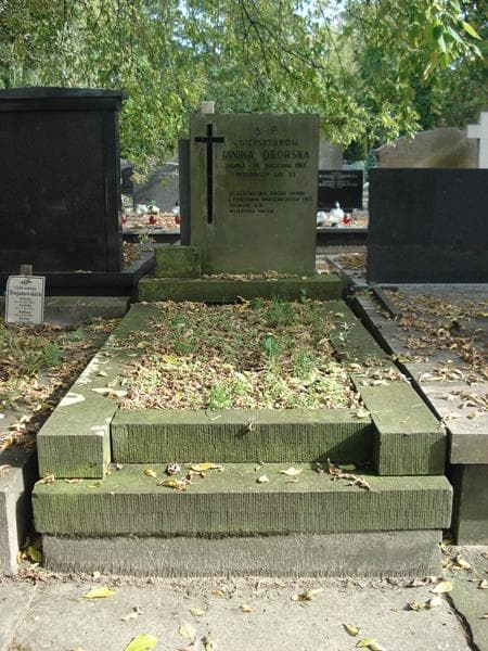 Zdjęcie grobu: Janina Oborska