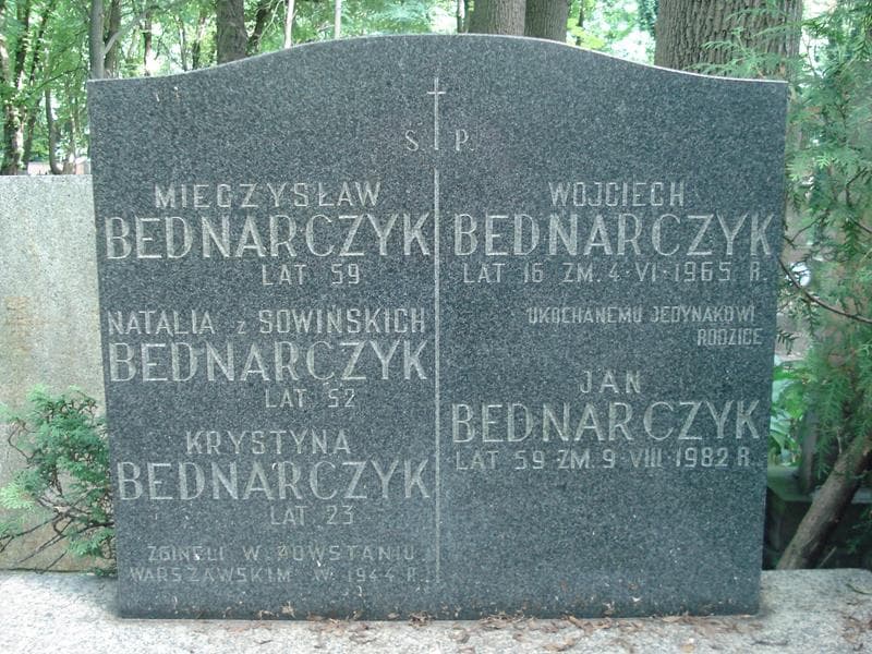 Zdjęcie grobu Krystyna Bednarczyk (1)