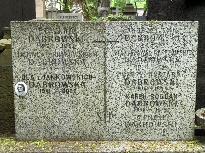 Zdjęcie grobu Ola Dąbrowska (2)