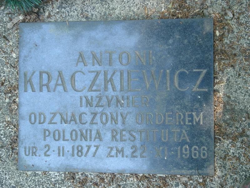Zdjęcie grobu Antoni Kraczkiewicz (1)