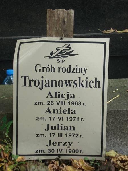 Zdjęcie grobu Aniela Trojanowska (2)