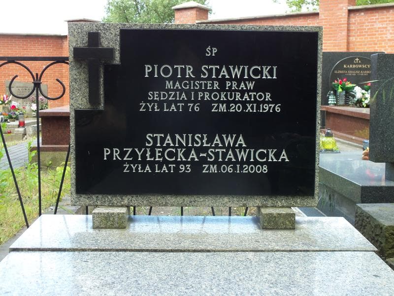 Zdjęcie grobu Stanisława Przyłęcka-Stawicka (2)
