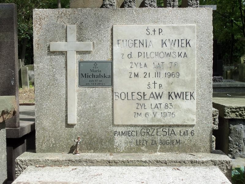 Zdjęcie grobu Eugenia Kwiek (2)