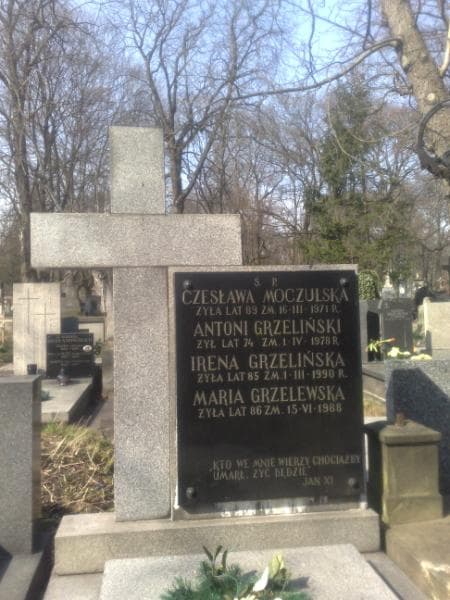 Zdjęcie grobu Maria Grzelewska (1)