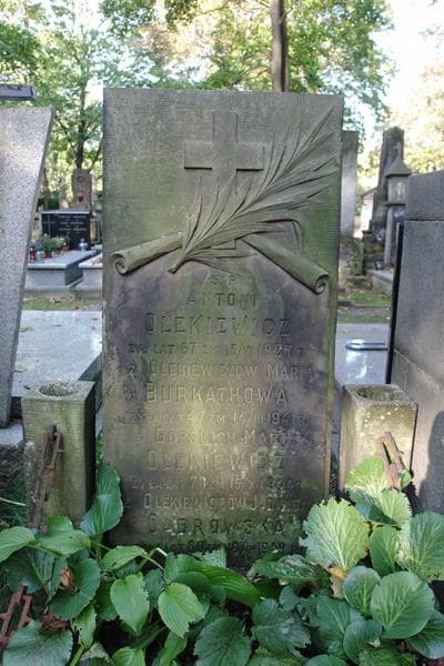 Zdjęcie grobu Antoni Olekiewicz (2)