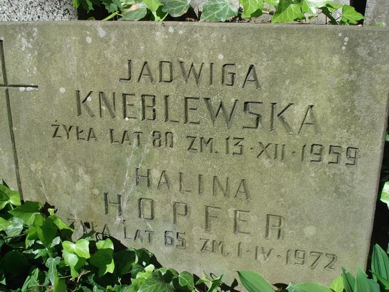 Zdjęcie grobu Jadwiga Kneblewska (2)