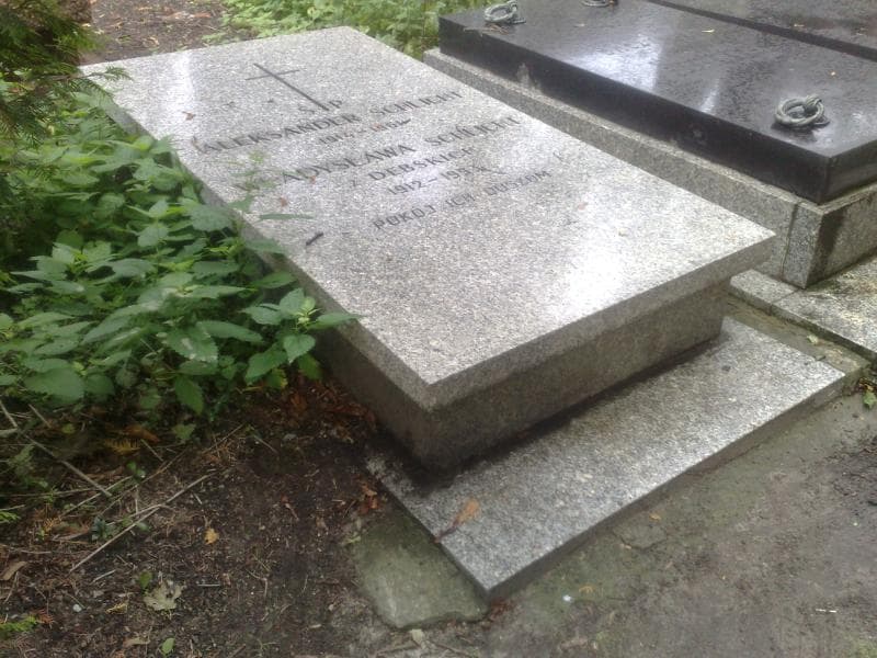 Zdjęcie grobu Władysława Schlicht (1)