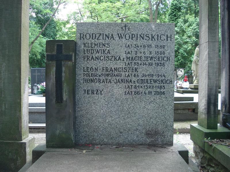 Zdjęcie grobu Ludwika Wopińska (2)