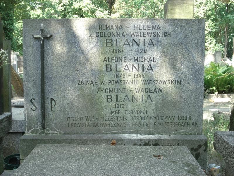 Zdjęcie grobu Romana Helena Blania (1)