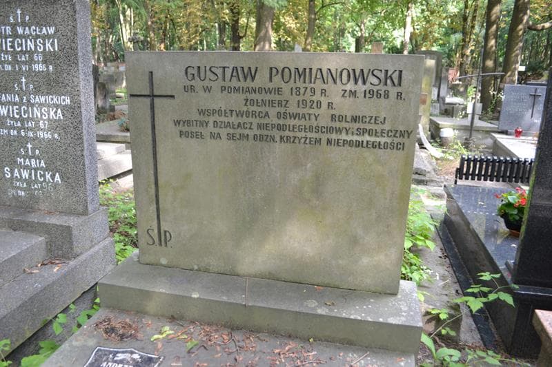 Zdjęcie grobu Gustaw Pomianowski (2)