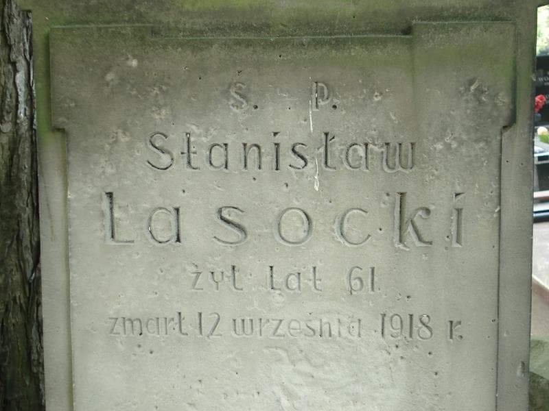 Zdjęcie grobu Stanisław Lasocki (2)
