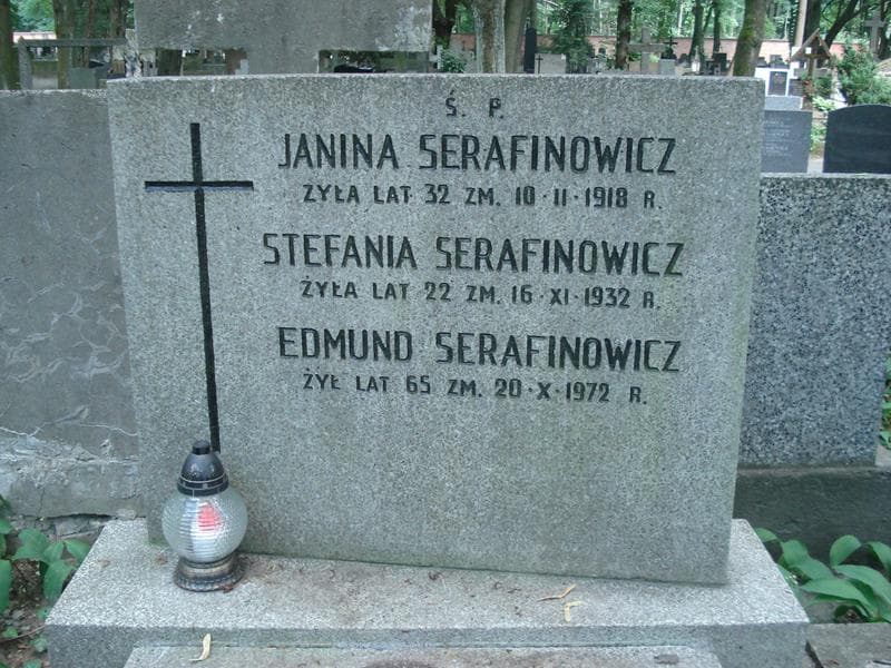 Zdjęcie grobu Stefania Serafinowicz (1)