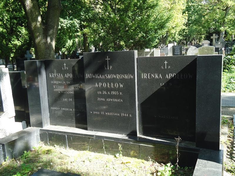 Zdjęcie grobu Krysia Apołłow (2)