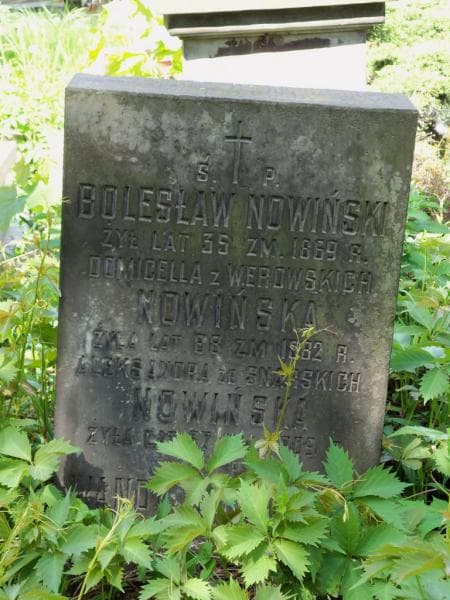 Zdjęcie grobu Bolesław Nowiński (2)