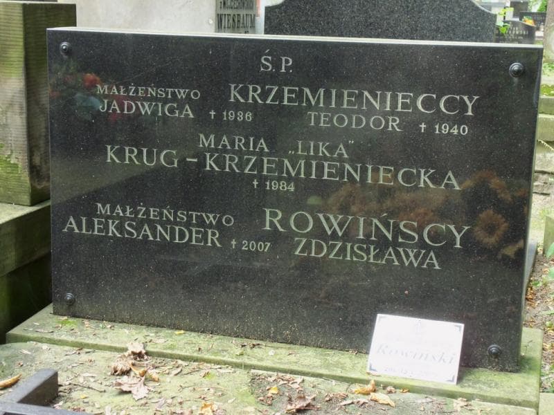 Zdjęcie grobu Jadwiga Krzemieniecka (2)