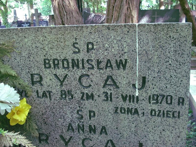 Zdjęcie grobu Anna Rycaj (1)