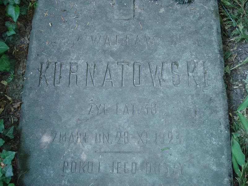 Zdjęcie grobu Wacław Kurnatowski (2)