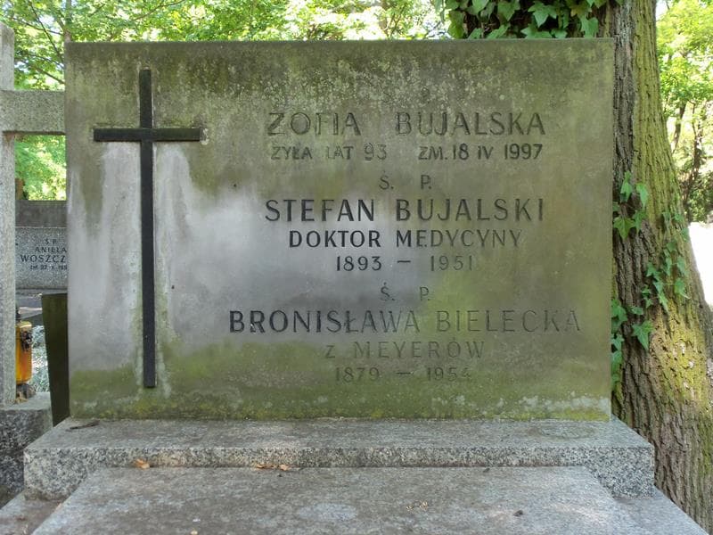 Zdjęcie grobu Bronisława Bielecka (2)