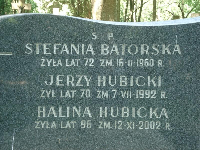Zdjęcie grobu Stefania Batorska (1)