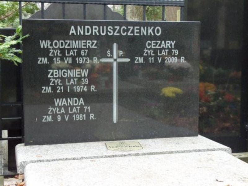 Zdjęcie grobu Wanda Andruszczenko (2)