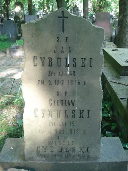 Zdjęcie grobu Witold Cybulski (1)