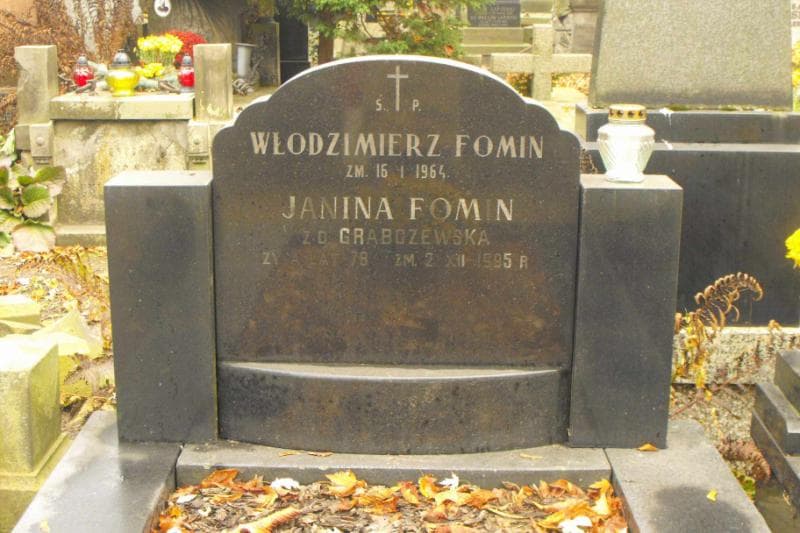 Zdjęcie grobu Janina Fomin (2)