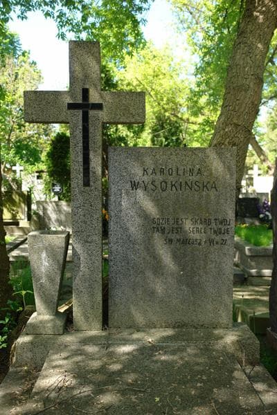 Zdjęcie grobu Karolina Wysokińska (2)