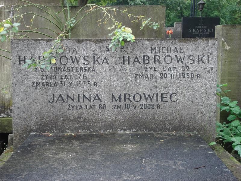 Zdjęcie grobu Zofia Habrowska (2)