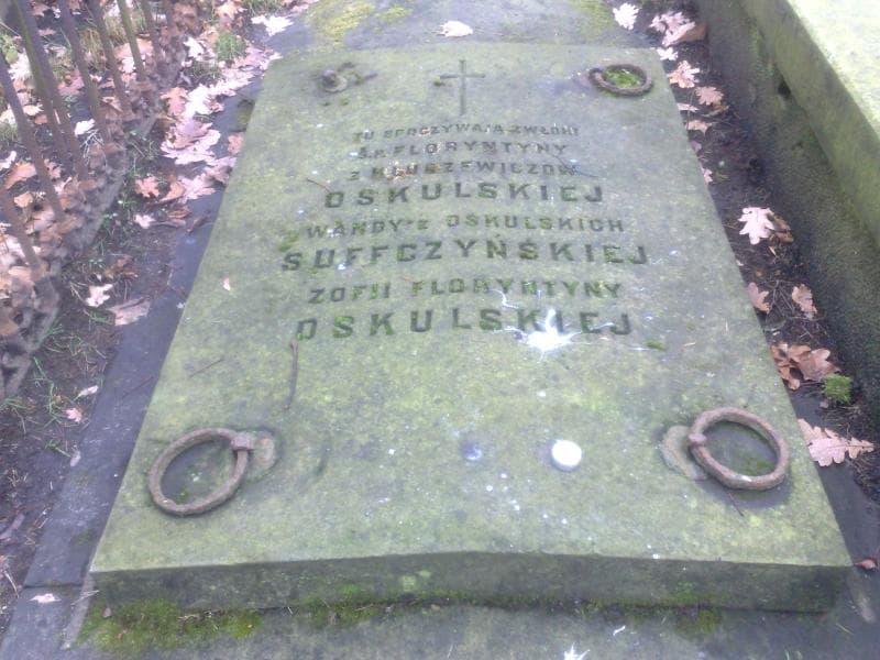Zdjęcie grobu Florentyna Oskulska (1)
