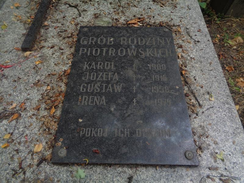 Zdjęcie grobu Józefa Piotrowska (2)