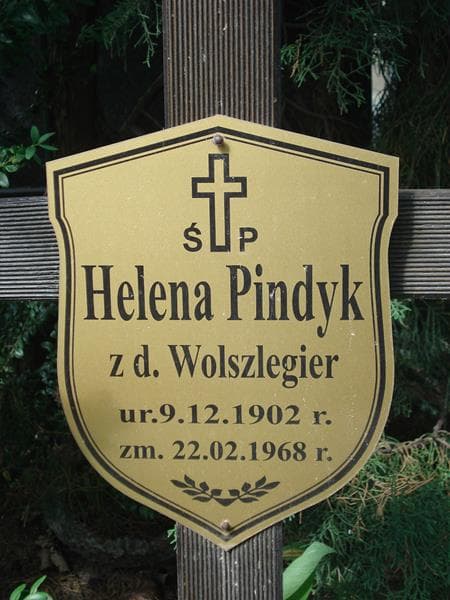 Zdjęcie grobu Helena Pindyk (2)