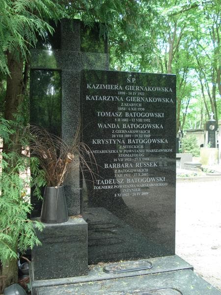 Zdjęcie grobu Tadeusz Batogowski (2)