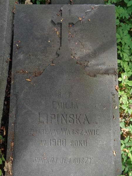 Zdjęcie grobu Emilja Lipińska (2)