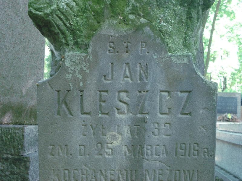 Zdjęcie grobu Jan Kleszcz (2)